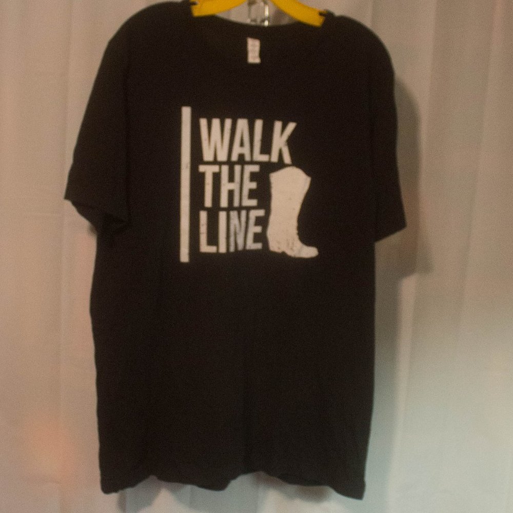 Ruby's Rubbish I Walk the Line T-Shirt Size Extra Large